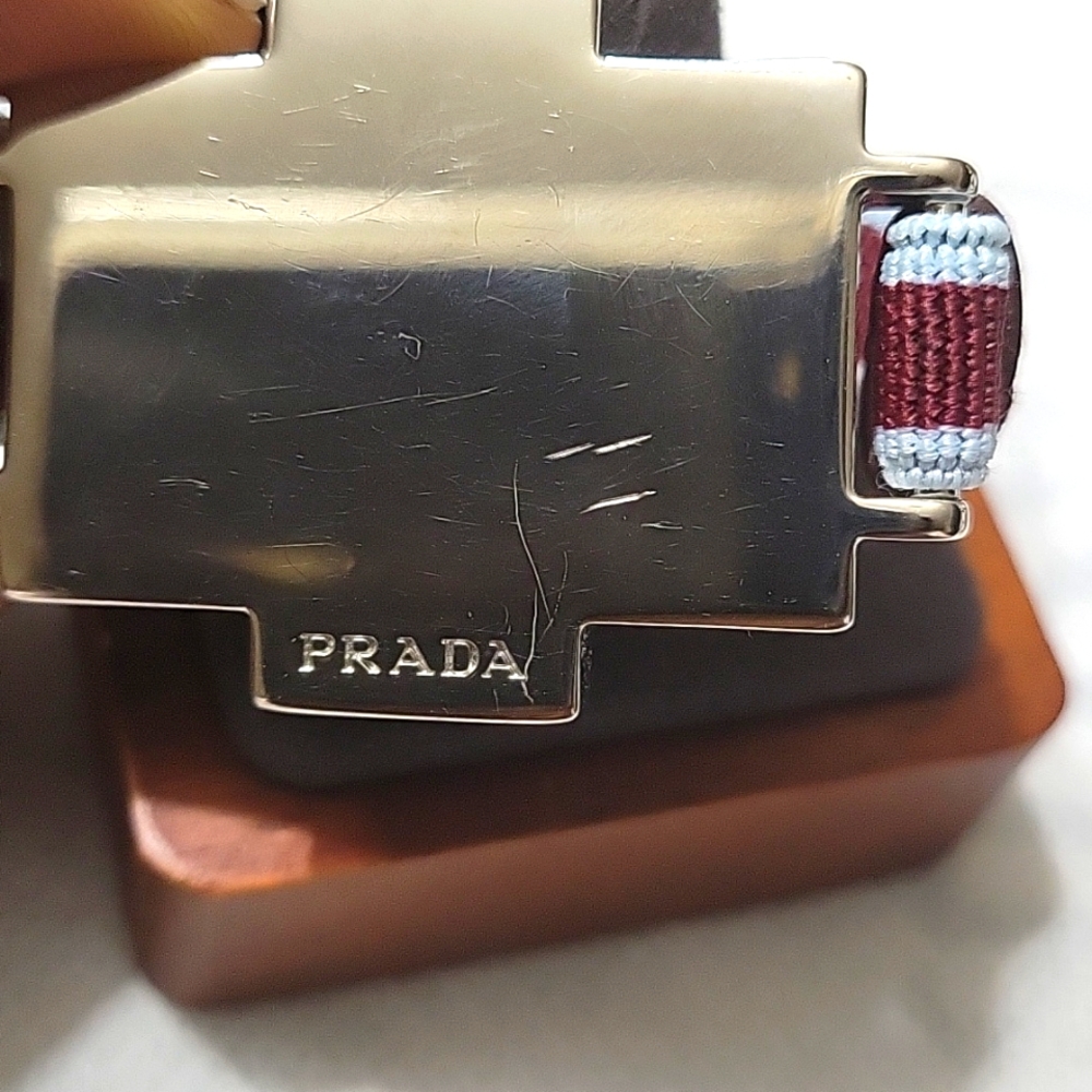 PRADA CRYSTAL STRETCH STATION BRACELET EUC - Picture 3 of 10